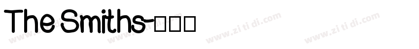 The Smiths字体转换